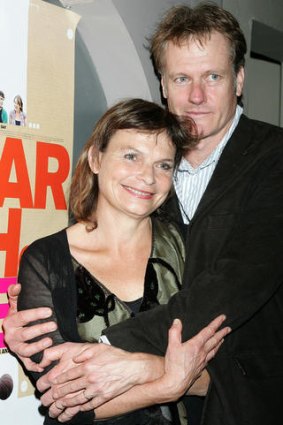 Non-fiction winners William McInnes and wife Sarah Watt.