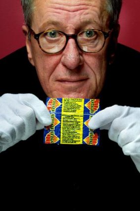 Geoffrey Rush's career has extended far beyond the brief synopsis his daughter found on a Fantales wrapper.