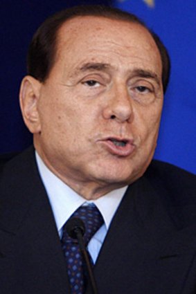 Silvio Berlusconi . . . plagued by scandals.