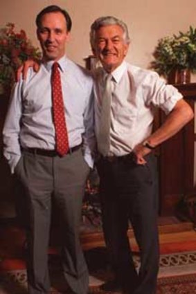 Paul Keating and Bob Hawke.