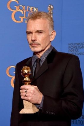 Just thanks: Billy Bob Thornton was grateful to be named best actor in a mini-series or television film for his work on <i>Fargo</i>.