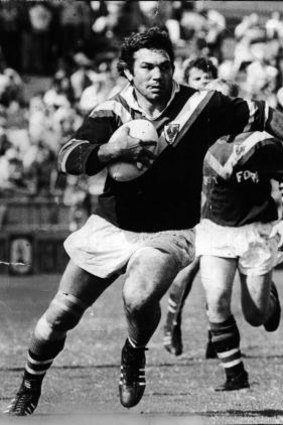 Beetson in action for Eastern Suburbs in 1976.