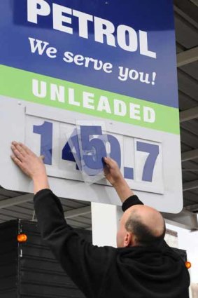 Service station owner Steven Biviano drops his price, attracting drivers from as far away as the western suburbs.