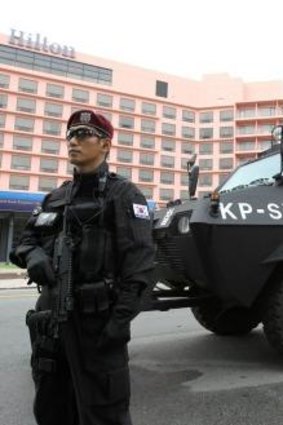 South Korean SWAT at a G20 meeting in 2010.