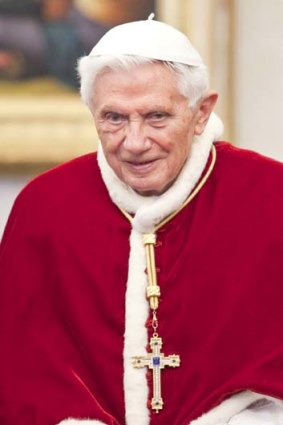 Not apart from the world ... Pope Benedict XVI.