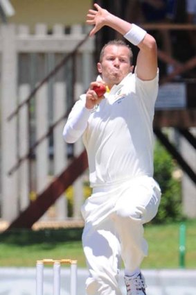 Fit and fast: Peter Siddle.