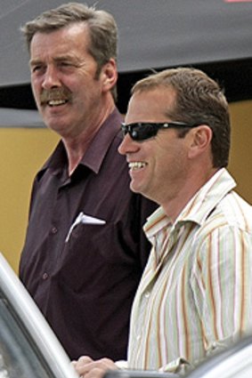 Ron Dolliver, left, and Tony Langdon in Perth in November last year.