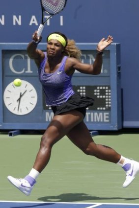 Back on track: Serena Williams.