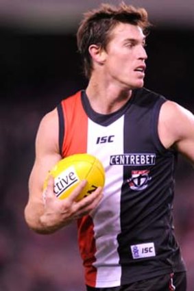 St Kilda best and fairest winner Lenny Hayes.
