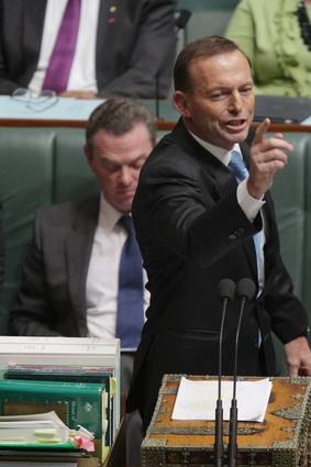 Tony Abbott is trying to paint the PM as the one without a heart over Craig Thomson.