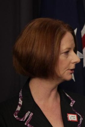 Prime Minister Julia Gillard: ' There are some Australians who are anxious but do not need to be anxious.'