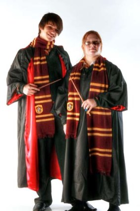 Adam Shelley and Aleysha Vanheusden - grown up Harry Potter fans.