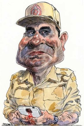 Field Marshal Abdel Fattah al-Sisi. <i>Illustration: John Spooner</i>