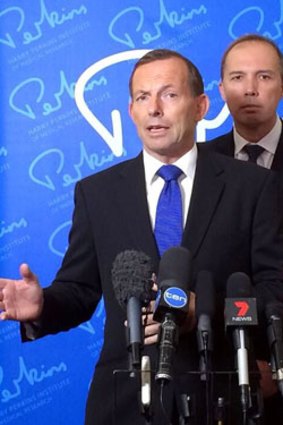 Tony Abbott in Perth.