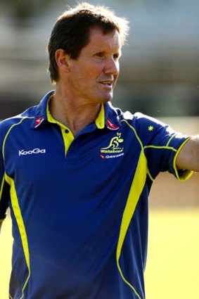 Only a handful of training session to get his squad ready for Scotland and Wales ... Robbie Deans.