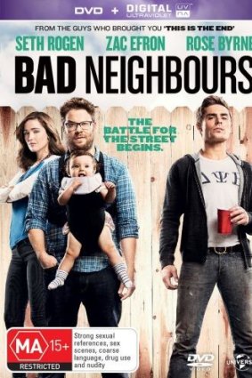 Mending fences: Seth Rogen and Zac Efron make some noise in Bad Neighbours.