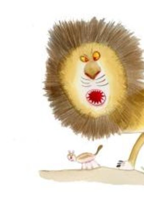 Roar talent: Olivia Lee, 6, had her lion picture completed by John in another popular competition earlier this year.