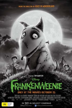 Tim Burton's latest film, Frankenweenie.