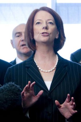 Multilateral approach ... Julia Gillard has proposed a regional processing centre.