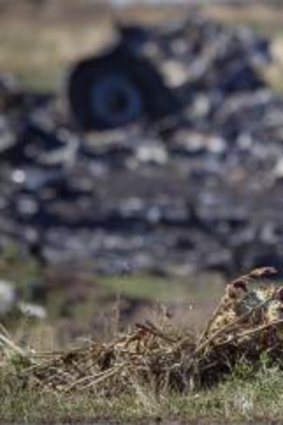 Toys placed in front of the crash site on October 15.