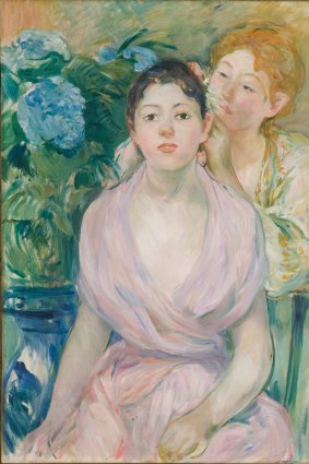 Berthe Morisot's L'hortensia (The hydrangea) (1894).