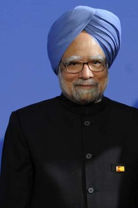 Manmohan Singh . . . engaging in cricket diplomacy.