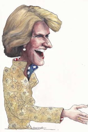 Illustration: Matt Golding.   Julie Bishop.jpg