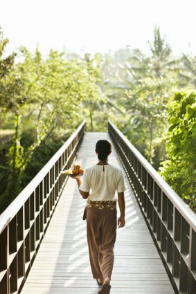 A bridge in Ubud, Bali.