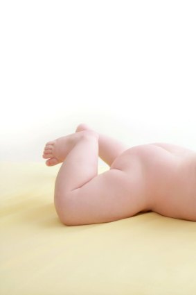 Sensors and software helped record a baby's movements.