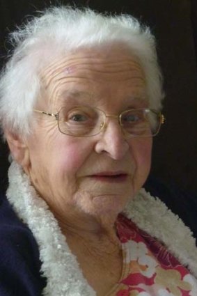 And the ninth victim ... Neeltje Valkay, 90.