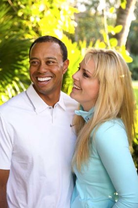 Given the green light: Tiger Woods and Lindsey Vonn.