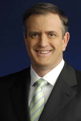 Shown the door ... Channel Ten newsreader Bill Woods.