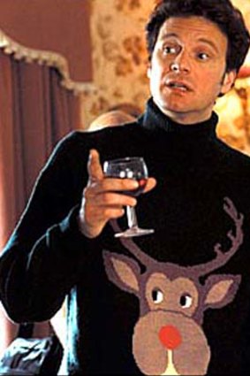 Colin Firth's reindeer jumper.