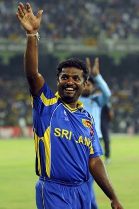 Muthiah Muralidaran during his last World Cup.