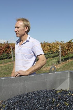 Mark Walpole produces award-winning sangiovese at his Greenstone vineyard.