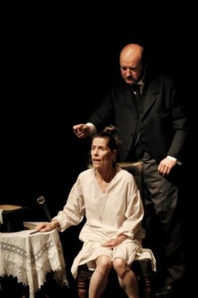 Helen Morse and Ben Grant in <i>Photographs of A</i>.