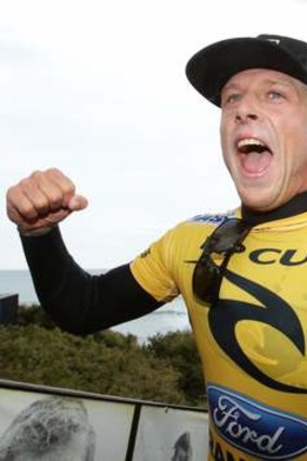 Super surfer: Mick Fanning is closing in on his third world title.