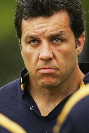 Must apologise . . . former Wallaby hooker Brendan Cannon.