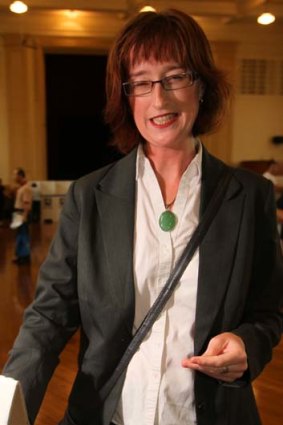 Under fire ... Marrickville Greens mayor Fiona Byrne.