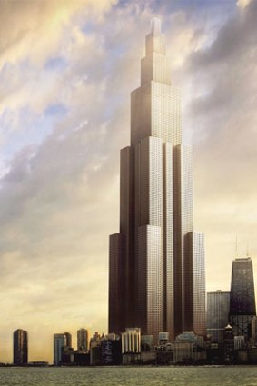 An artist's impression of the Sky City project.