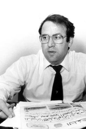 Eddie Obeid, pictured in 1983, brought the Arabic newspaper, <em>El Telegraph</em> with business partners.
