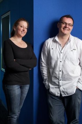 Nova FM music directors Estelle Peterson and Mike Cass.
