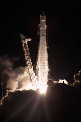 Mission completed ... a SpaceX Falcon 9 rocket brought cargo to the International Space Station in October.