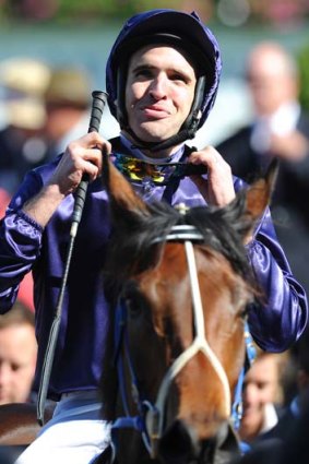 Thousand reasons &#8230; Michael Rodd returns on unbeaten filly Atlantic Jewel after the Guineas at Caulfield.
