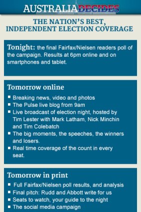 Fairfax Media's election coverage