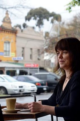 Feel the serenity: Meg Lawton at her Rathdowne Street cafe.