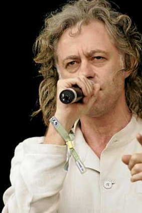 Sir Bob Geldof has taken Australian leaders to task over cuts to foreign aid.