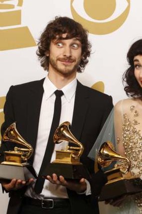 Repeat performance? ... Gotye and Kimbra at the Grammys.