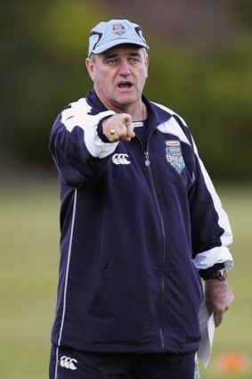 A legend dies: Former rugby league coach Graham Murray.