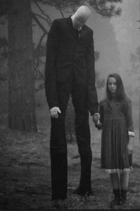 An image of Slenderman.